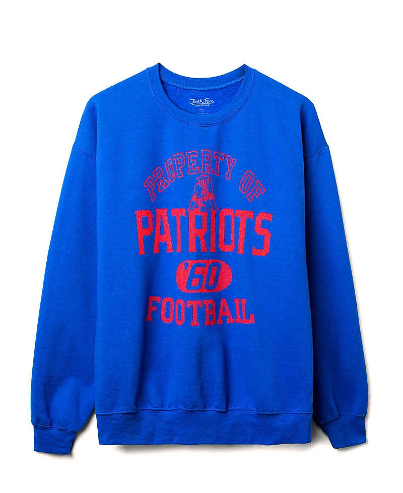Unisex Nfl New England Patriots Property Flea Market Crew Fleece