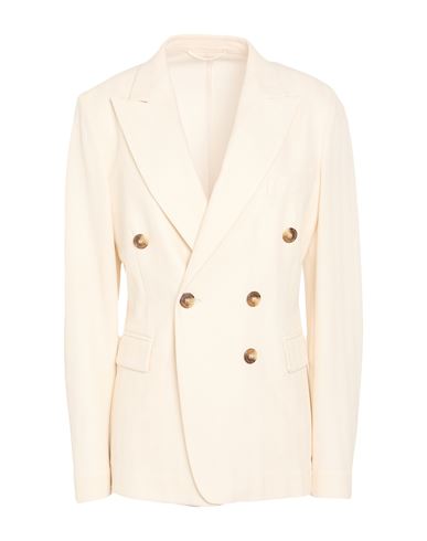 Woman Blazer Ivory Size 12 Cotton