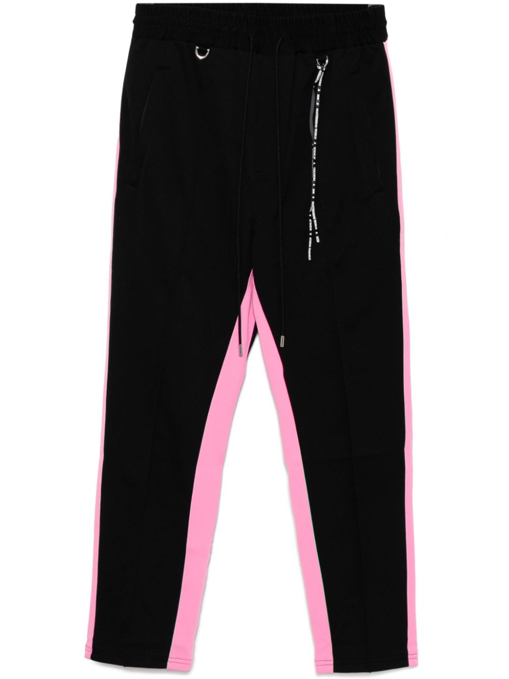 Logo-patched track pants - Black