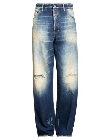 Man Jeans Blue Size 34 Cotton