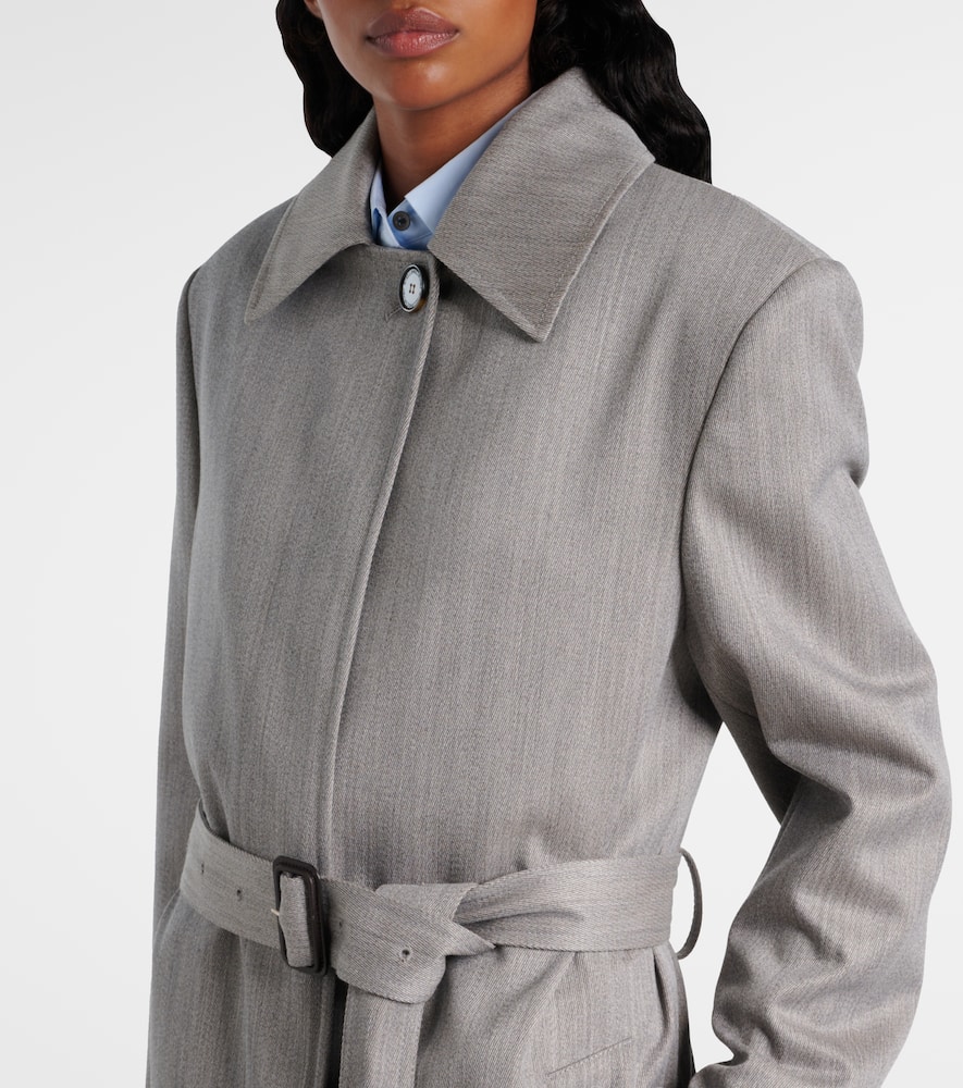 Wool-blend coat