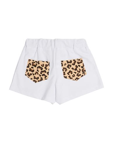 Kid Girl Shorts & Bermuda Shorts White Size 12 Cotton