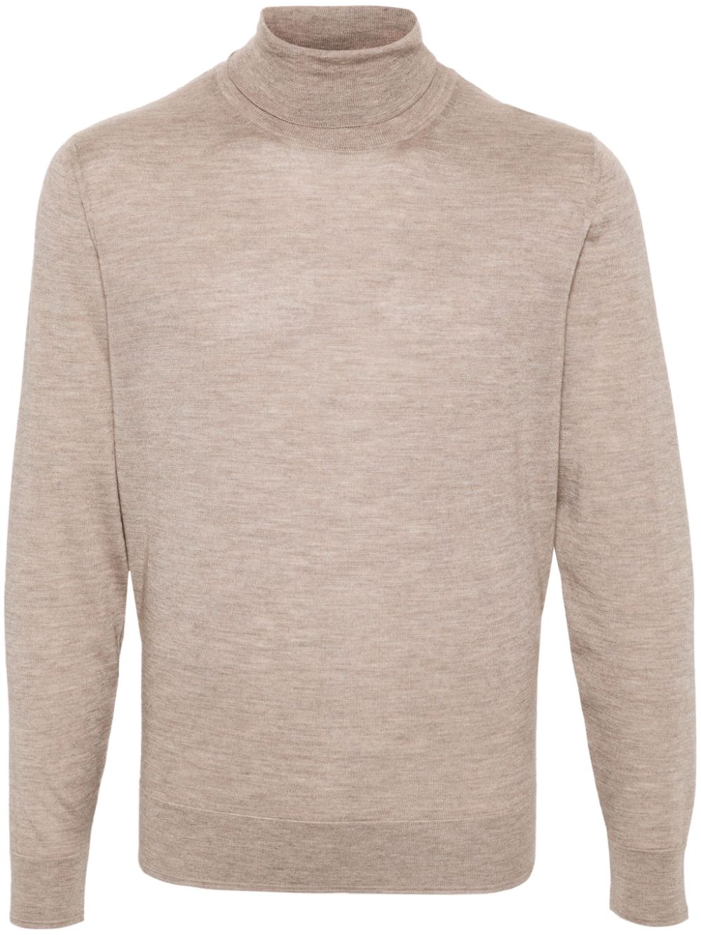 Fine-knit sweater - Brown
