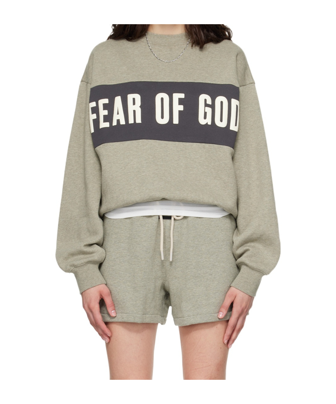Womens Paneled Classic Sweatshirt