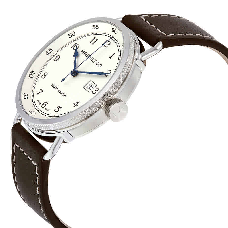Khaki Navy Pioneer Automatic Silver Dial Mens Watch H77715553
