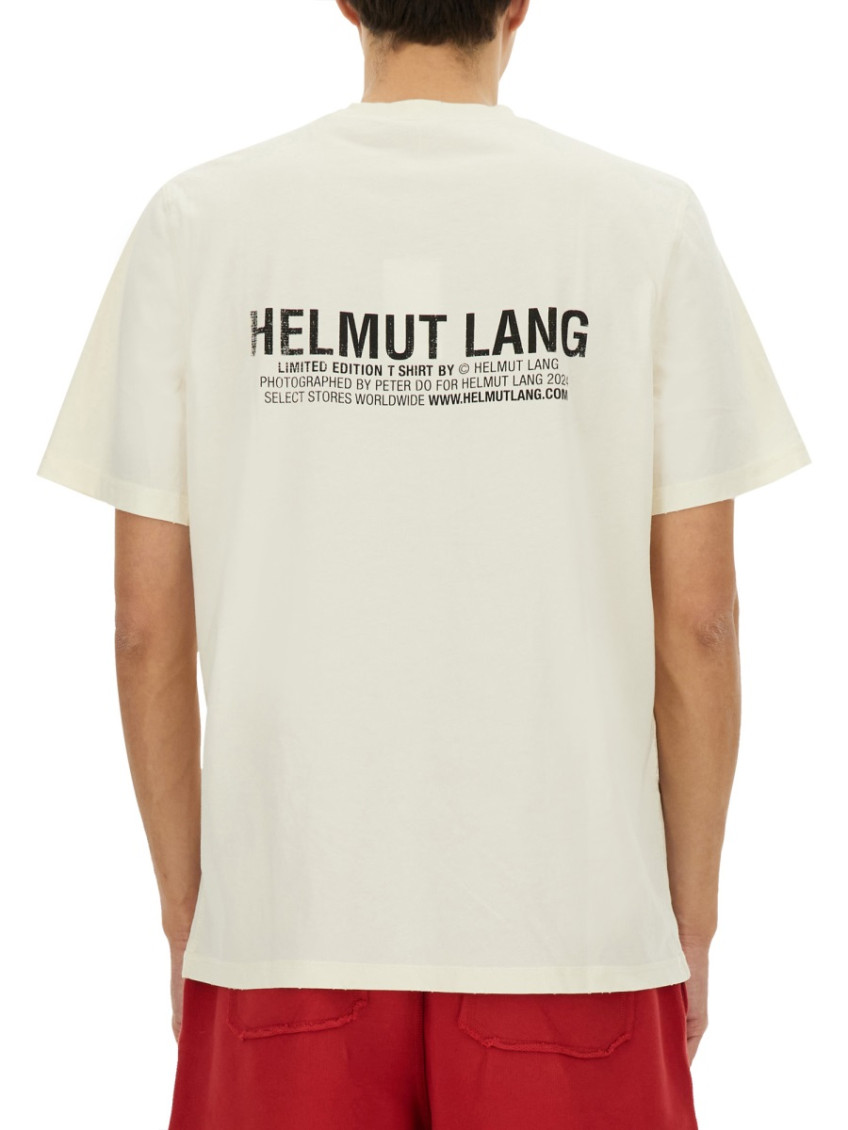 Cotton Postcard T-shirt With Print