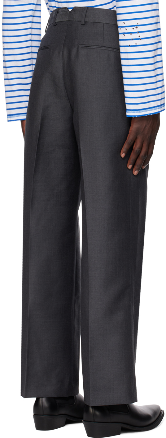 Our Legacy Gray Tuxedo Trousers
