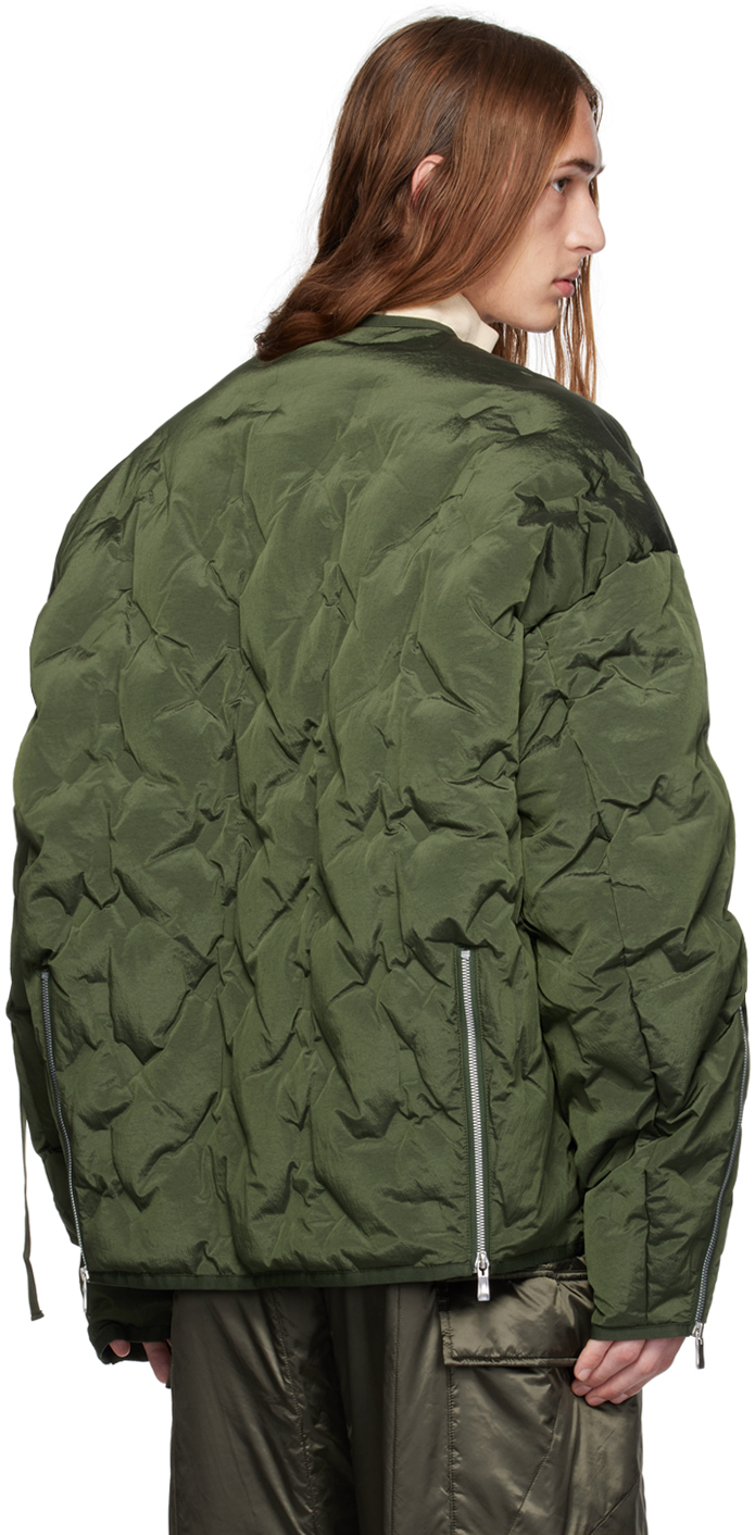 SSENSE Exclusive Khaki Azyr Down Jacket