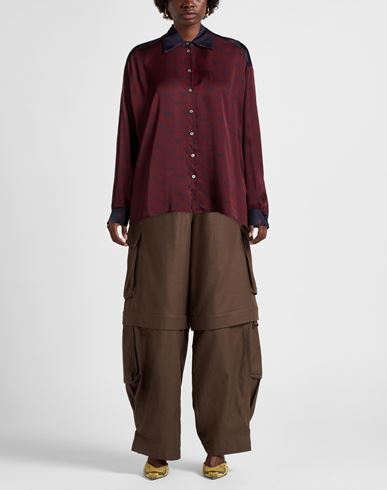 Caring Woman Shirt Garnet Size 10 Viscose