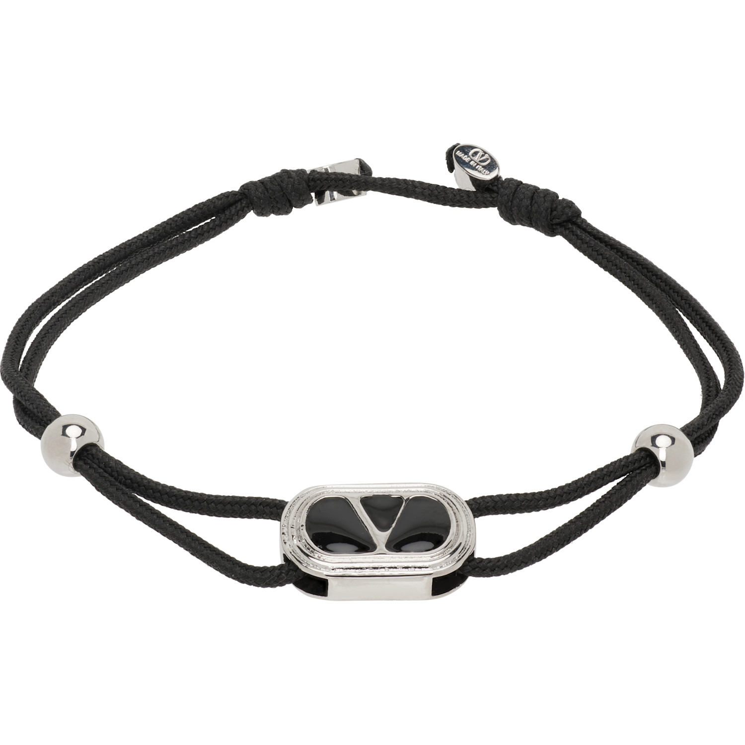 Ovalette Enameled Logo Bracelet