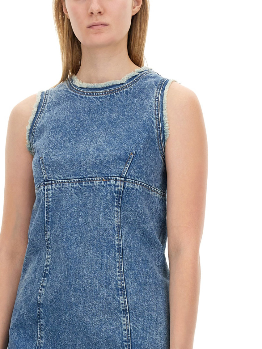 Moschino - raw hem mini dre