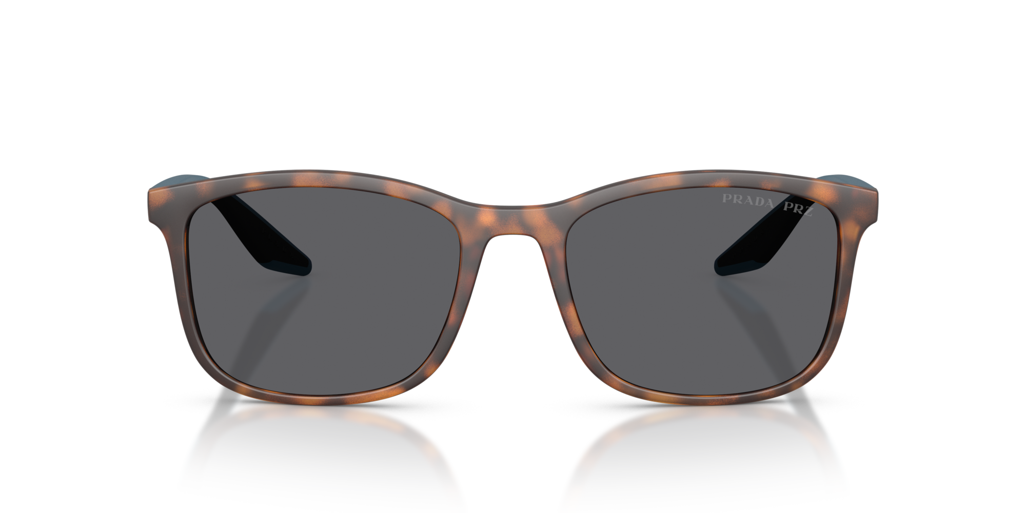 Prada Linea Rossa Man Prada Linea Rossa PS A08S U61144 Sunglasses Injected Turtle Grey Pillow Polarized