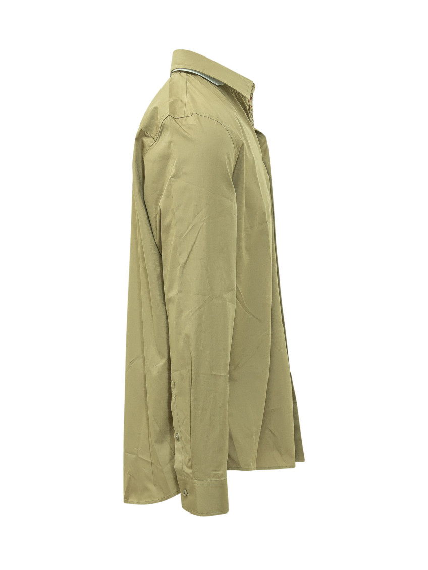Green Regular Solid Shirt