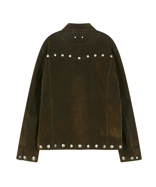 GEORGIA FLOCK VELVET JACKET