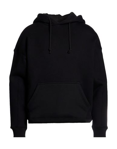 Man Sweatshirt Black Size M Cotton