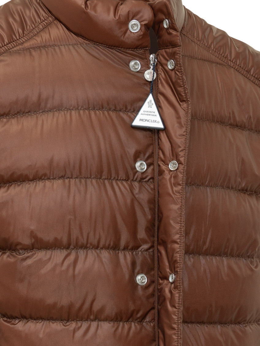 Moncler - short down jacket high collar pocket