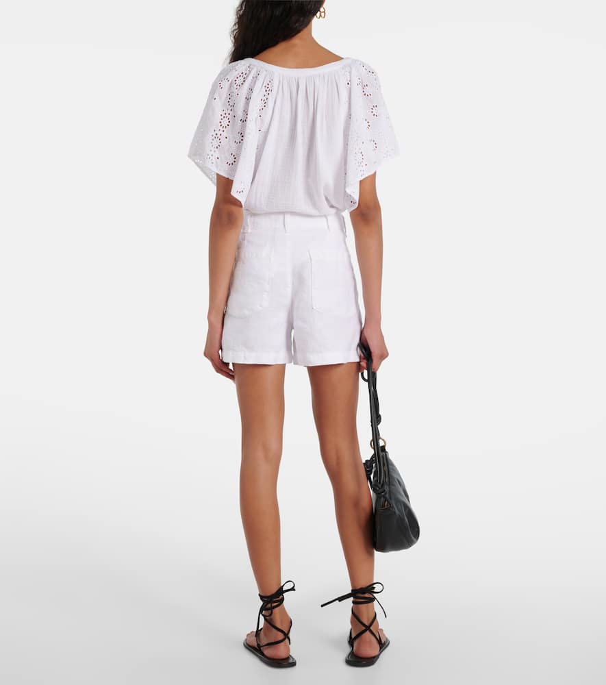 Fallon linen shorts