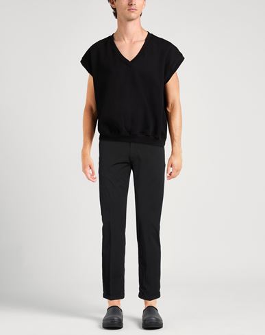 Re_hash Man Pants Black Size 34 Cotton, Elastane