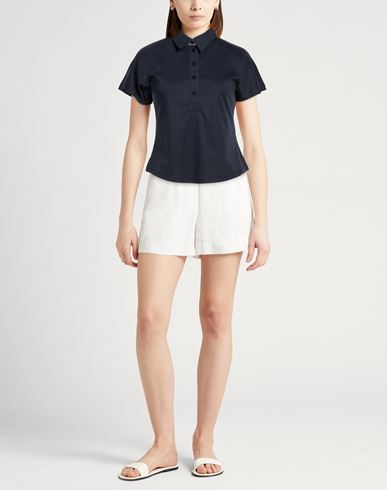 Woman Top Midnight blue Size 4 Cotton, Polyester, Metallic fiber