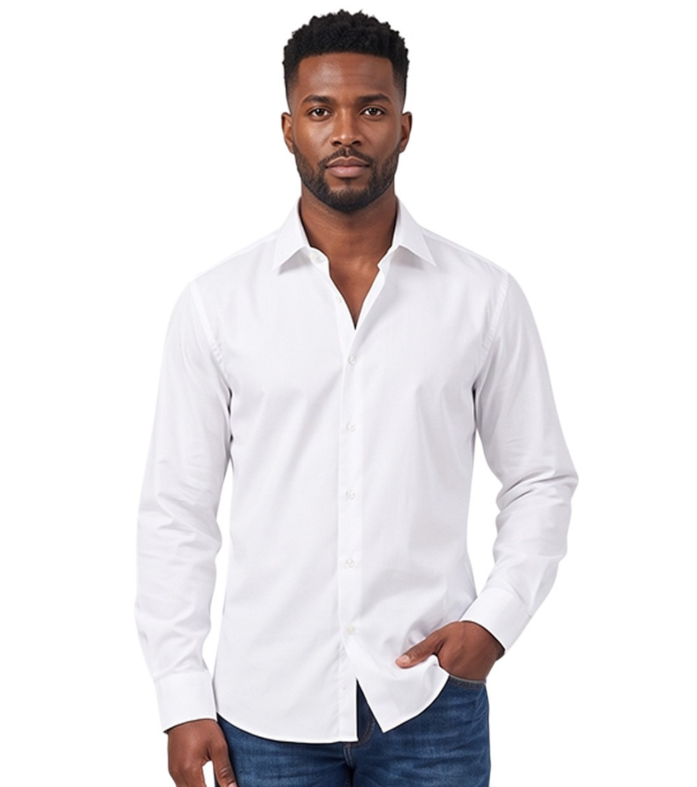 White Slim Fit Shirt