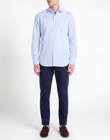 Urban Man Shirt Sky blue Size 17 ¾ Cotton