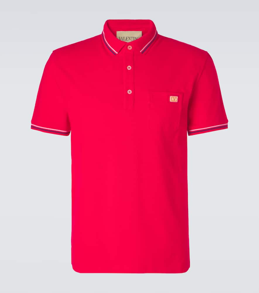 Cotton piqué polo shirt