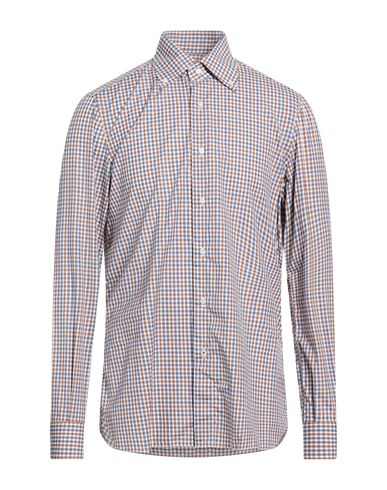 Man Shirt Navy Size 16 Cotton
