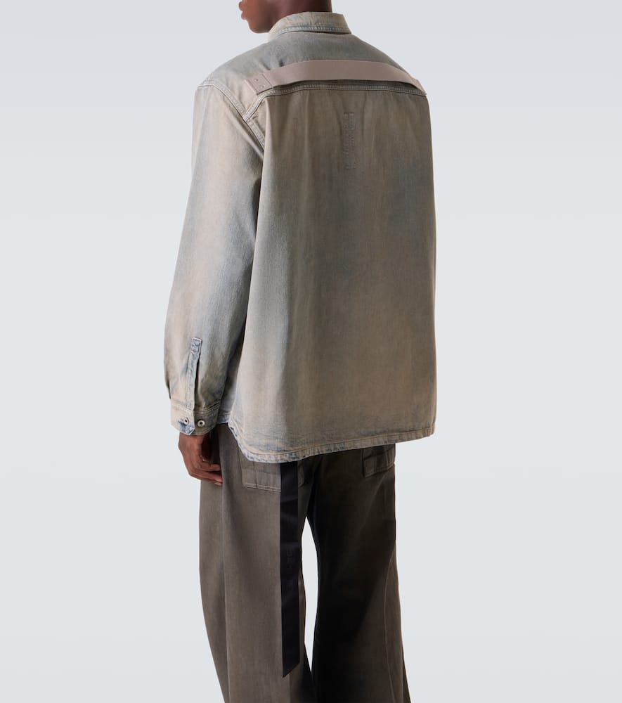 Faded denim shirt