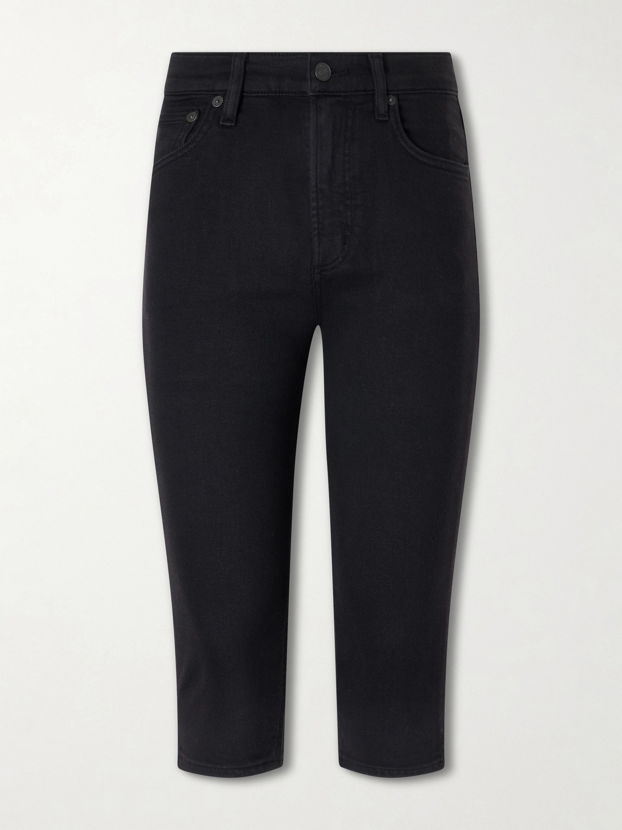 Devin Skinny-leg Capri Jeans - Black