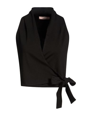 Woman Top Black Size 2 Viscose, Polyamide, Elastane