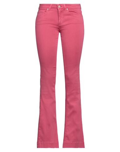 Woman Jeans Fuchsia Size 28 Tencel, Cotton, Polyester, Elastane