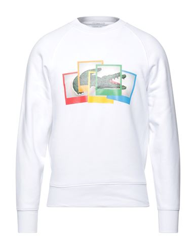 Man Sweatshirt White Size XS Cotton
