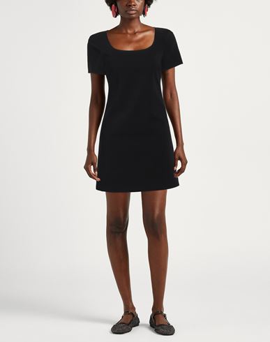 Patrizia Pepe Woman Mini dress Black Size 2 Polyester, Elastane