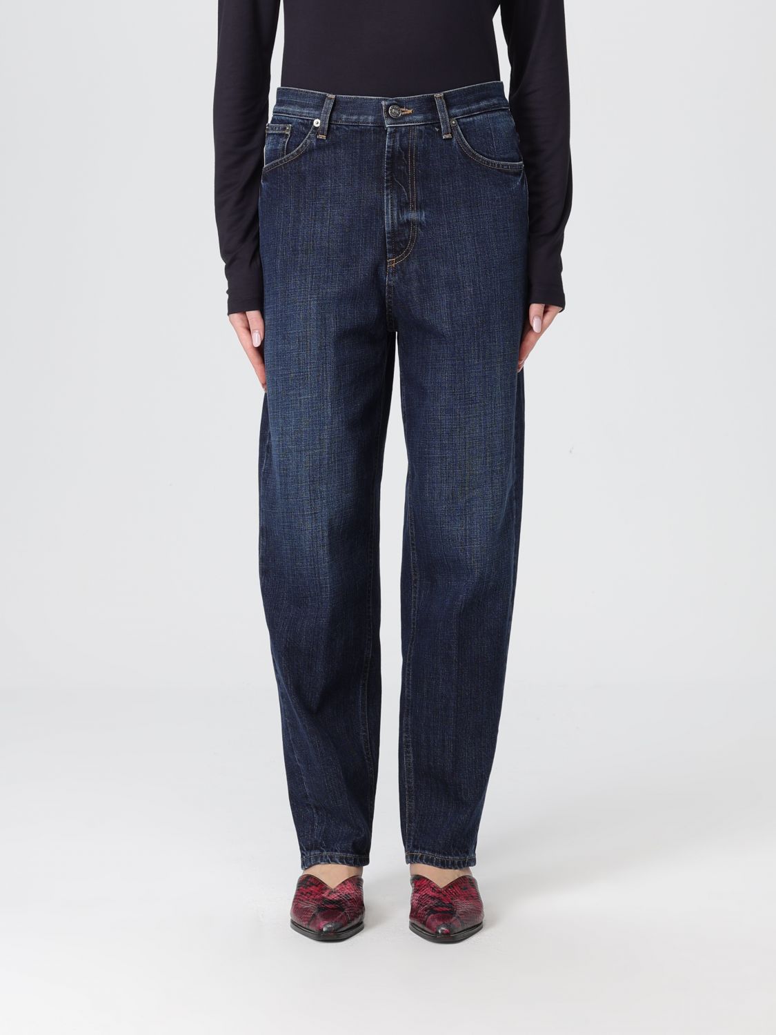 Pants Woman color Denim