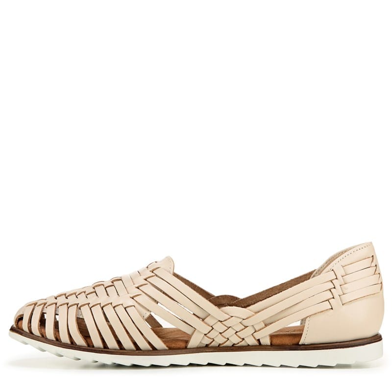 Women's Ranie Huarache Flat Sandals (Cream)