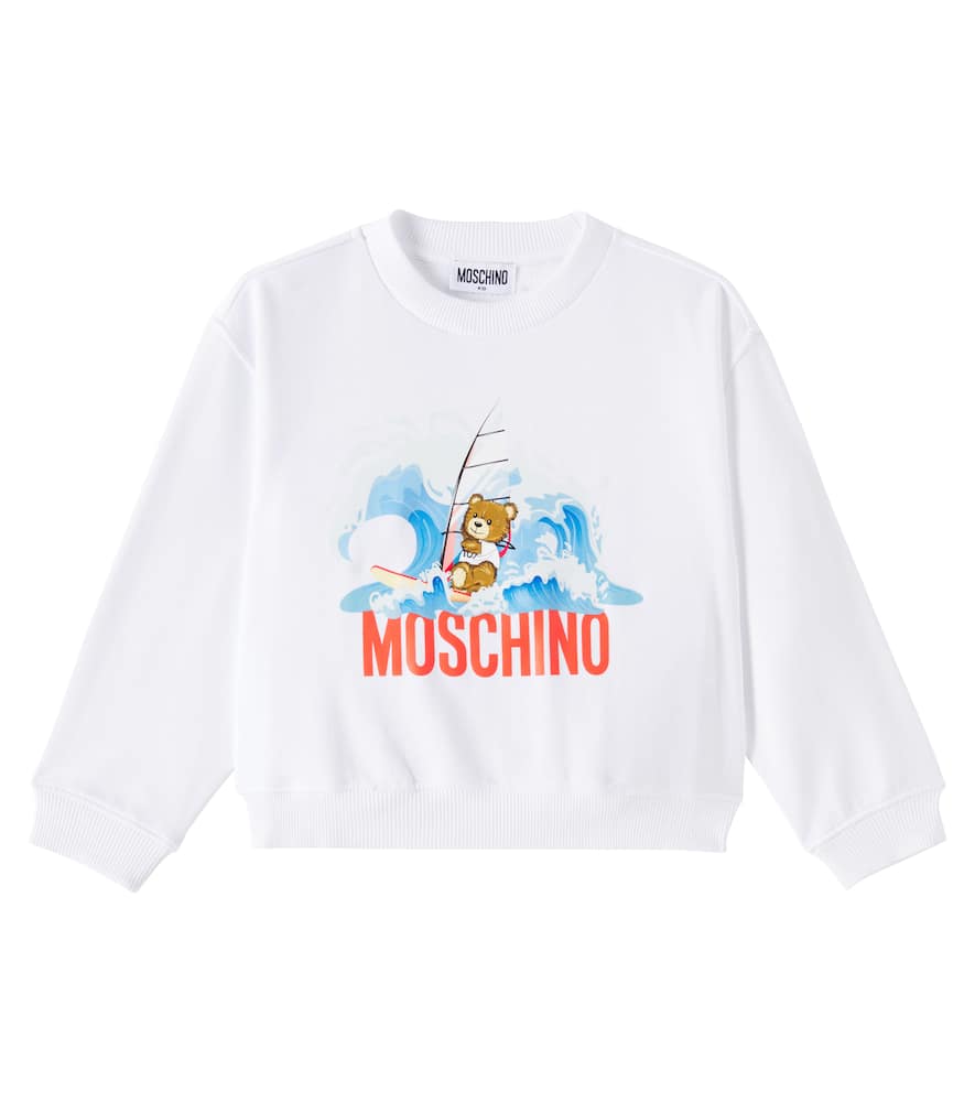 Teddy Bear cotton jersey sweatshirt