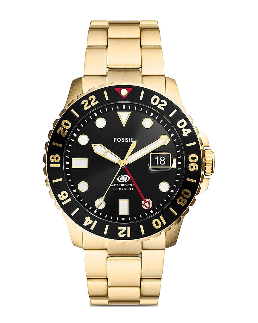 Fossil Men's Blue GMT Watch