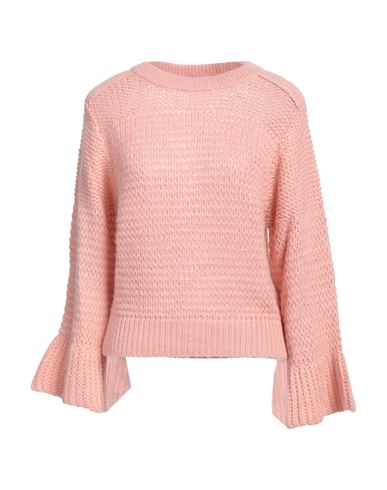 See By Chloé Woman Sweater Blush Size L Alpaca wool, Acrylic, Wool