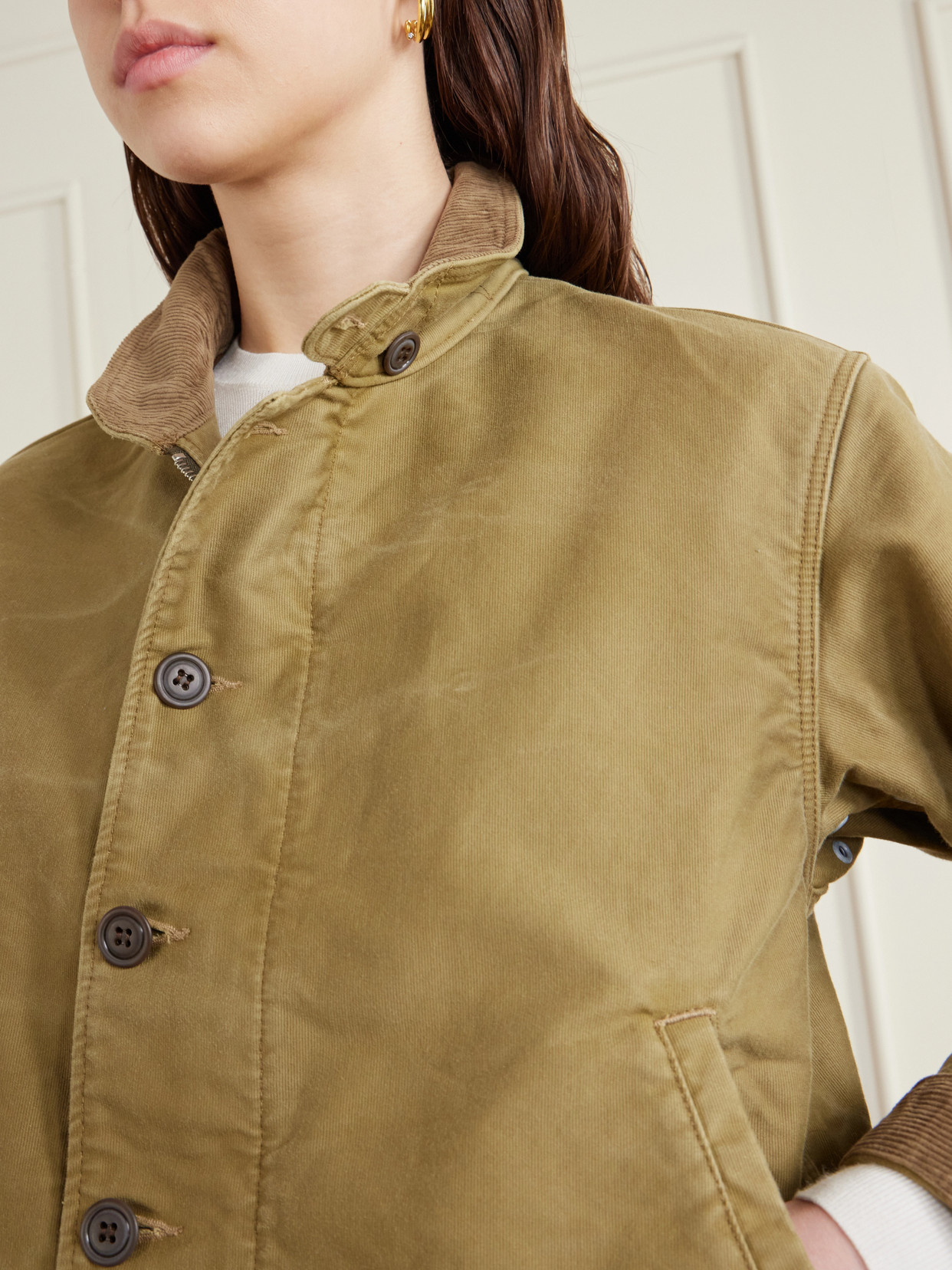 Bower Cotton Jacket - Green