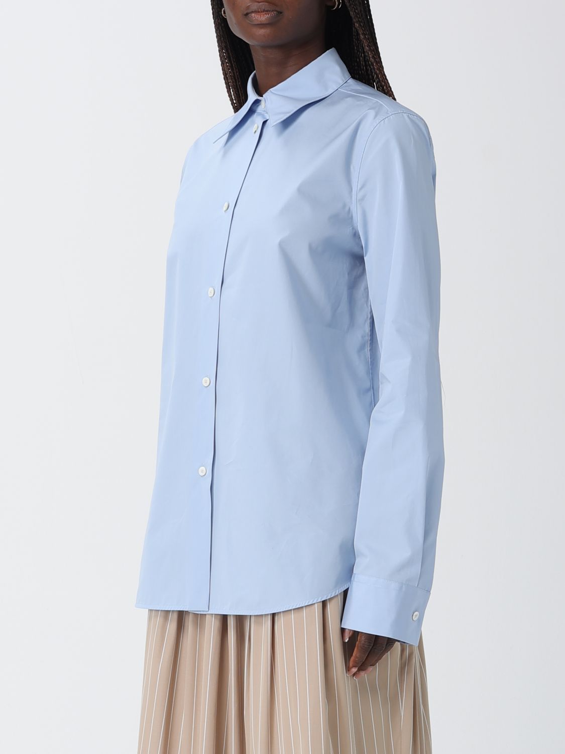 Classic tailored long-sleeve shirt - White
