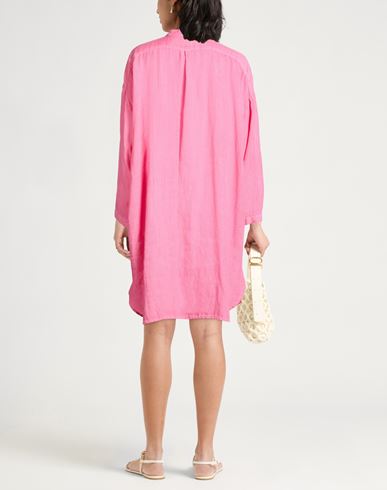 Woman Mini dress Pink Size XS Linen