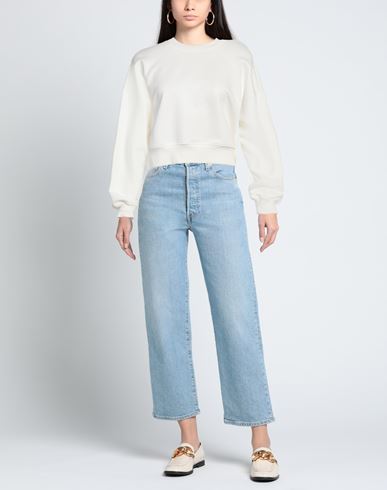 Wardrobe. nyc Woman Sweatshirt Off white Size XS Cotton