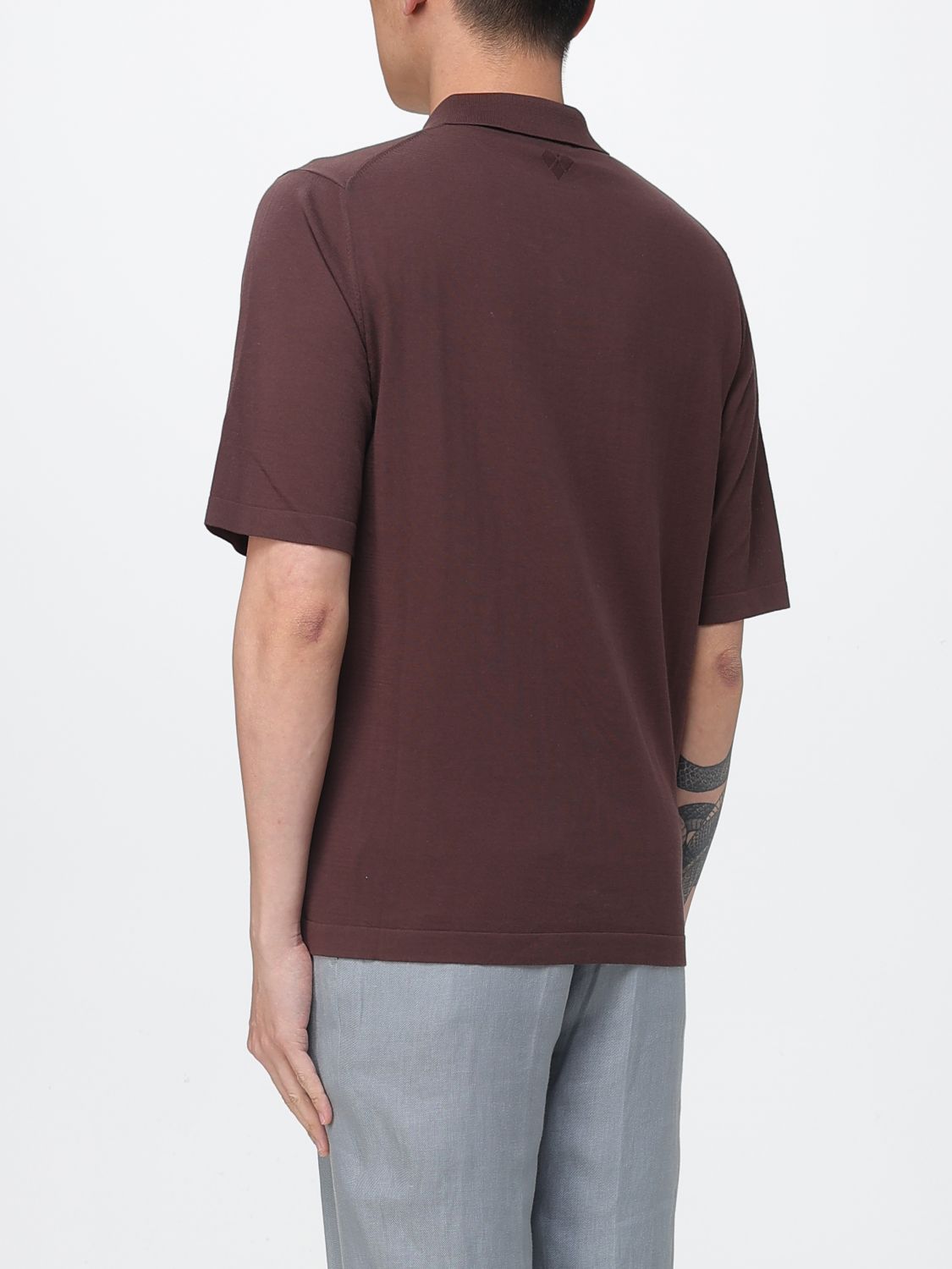 T-Shirt Men color Brown