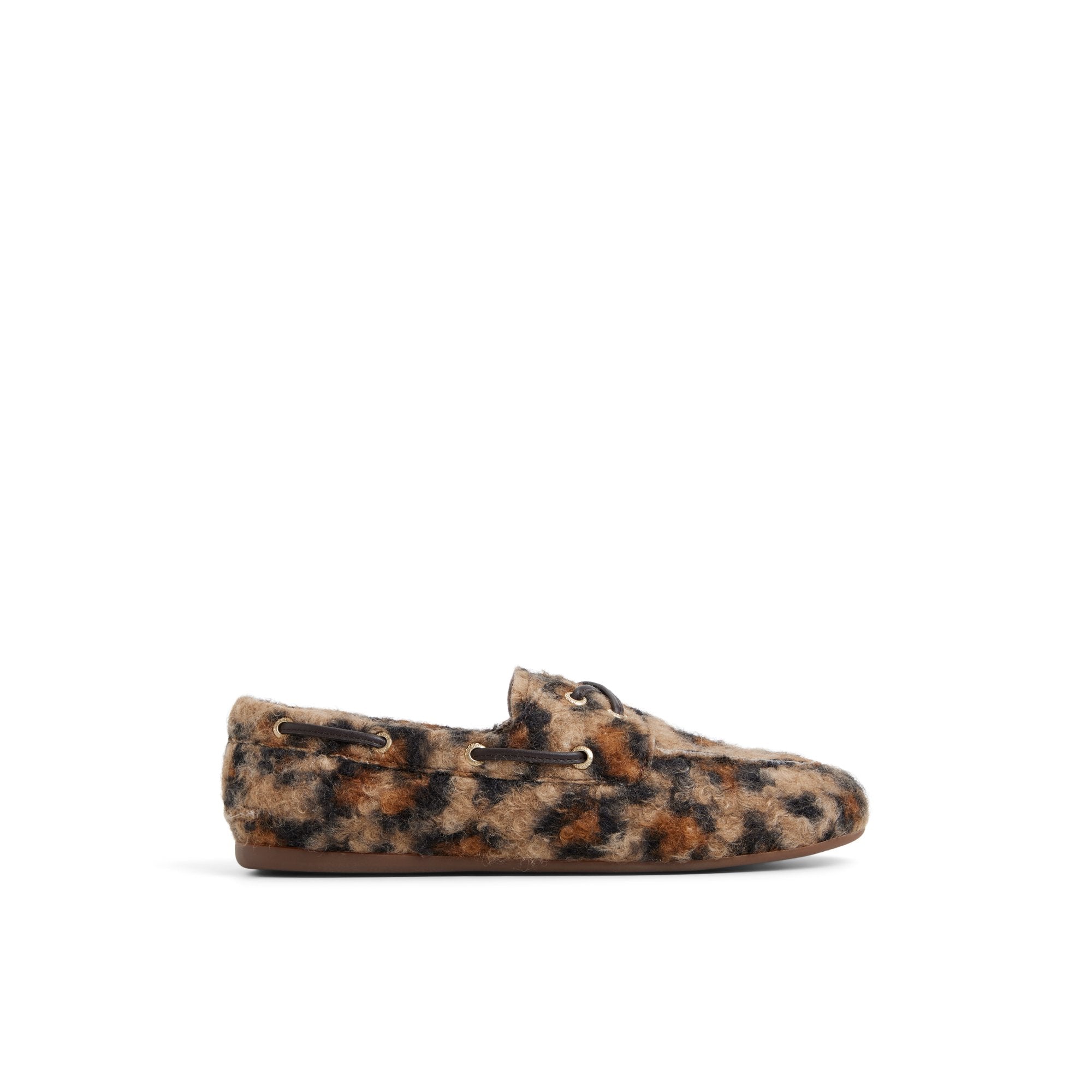 Slim Boat Shoe in Brown Primary - Multi