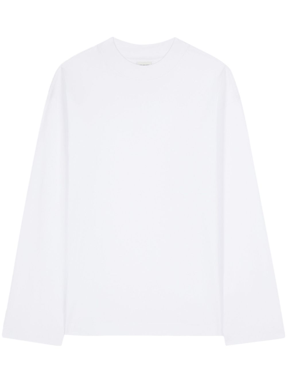 Long-sleeve cotton T-shirt - White