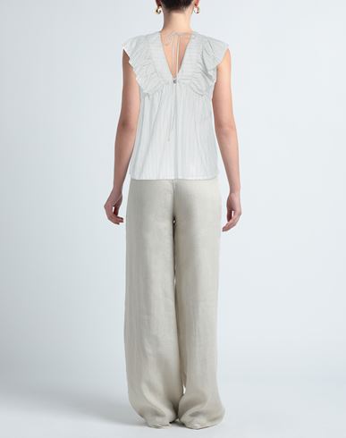 Woman Top Azure Size 8 Cotton, Polyester, Polyamide