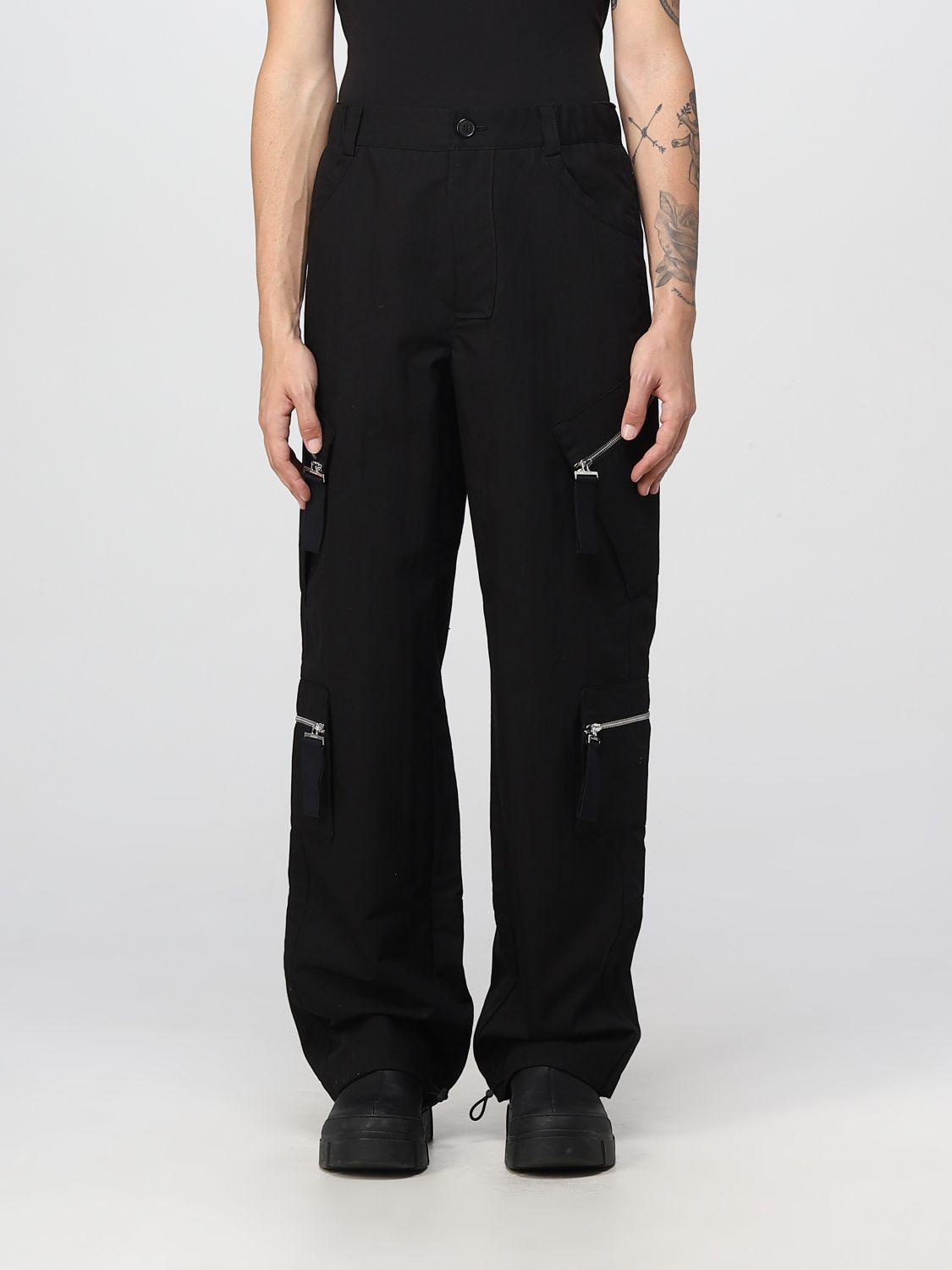 Pants Men color Black