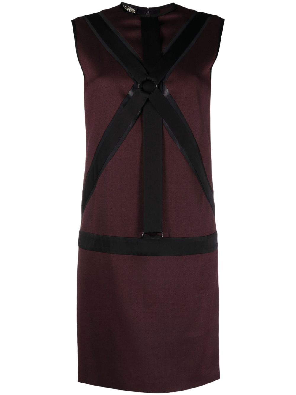 Strappy design sleeveless dress - Purple
