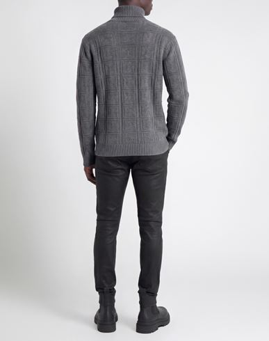 Man Turtleneck Grey Size L Nylon, Viscose, Wool, Cashmere