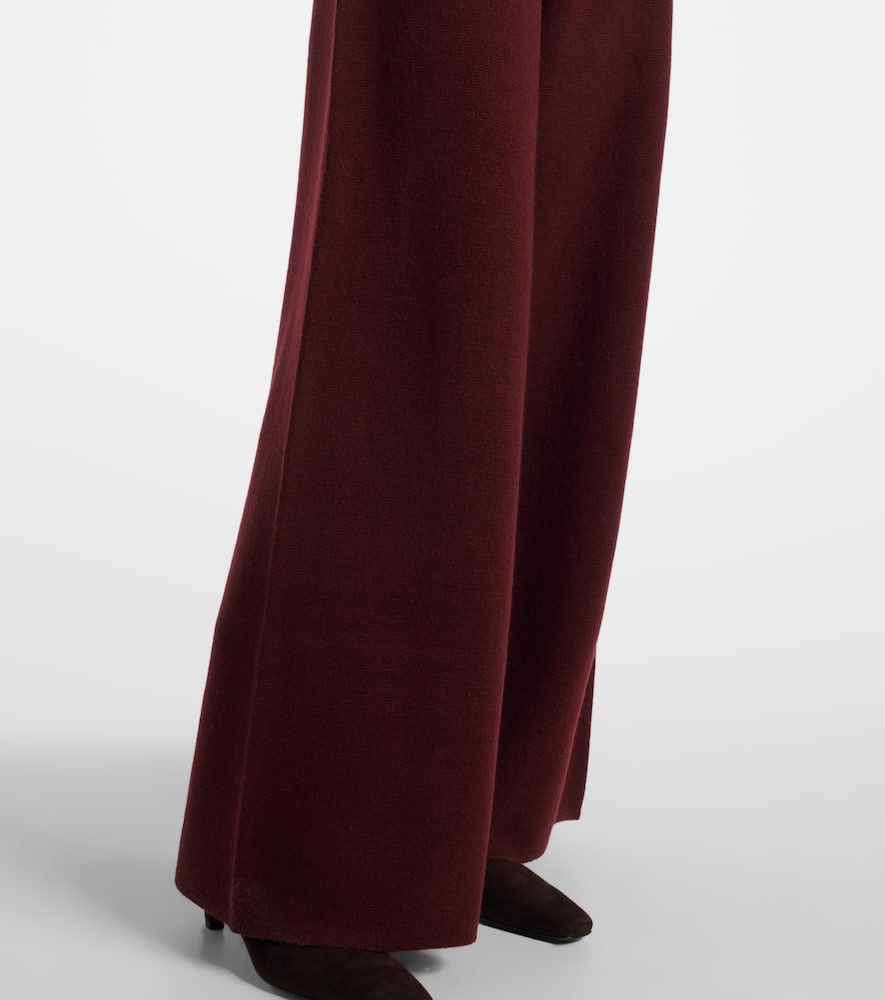 Judy wool and cashmere wide-leg pants